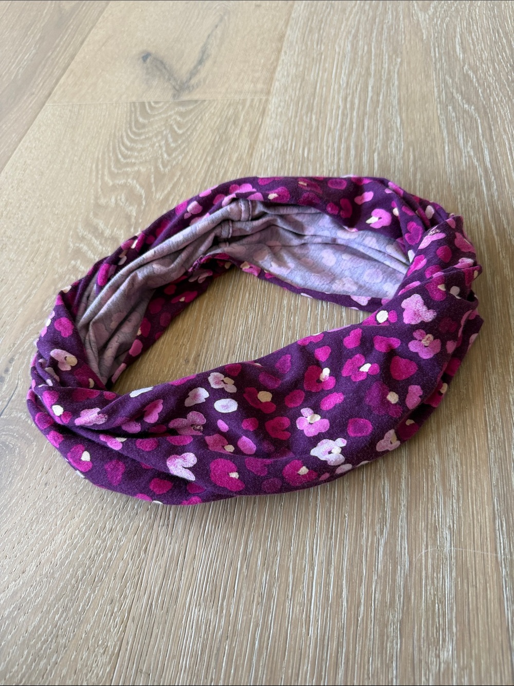 Gymboree Girls Floral Infinity Scarf - Purple & Pink